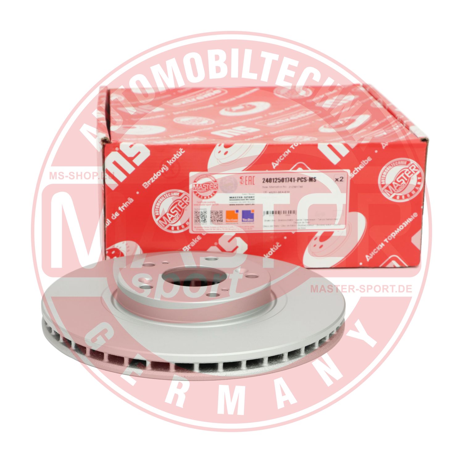 Disc frana MASTERSPORT GERMANY 24012501741-PCS-MS